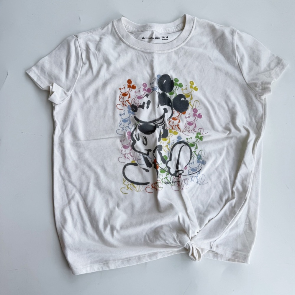 Abercrombie Kids Tee with Colorful Mickey Design